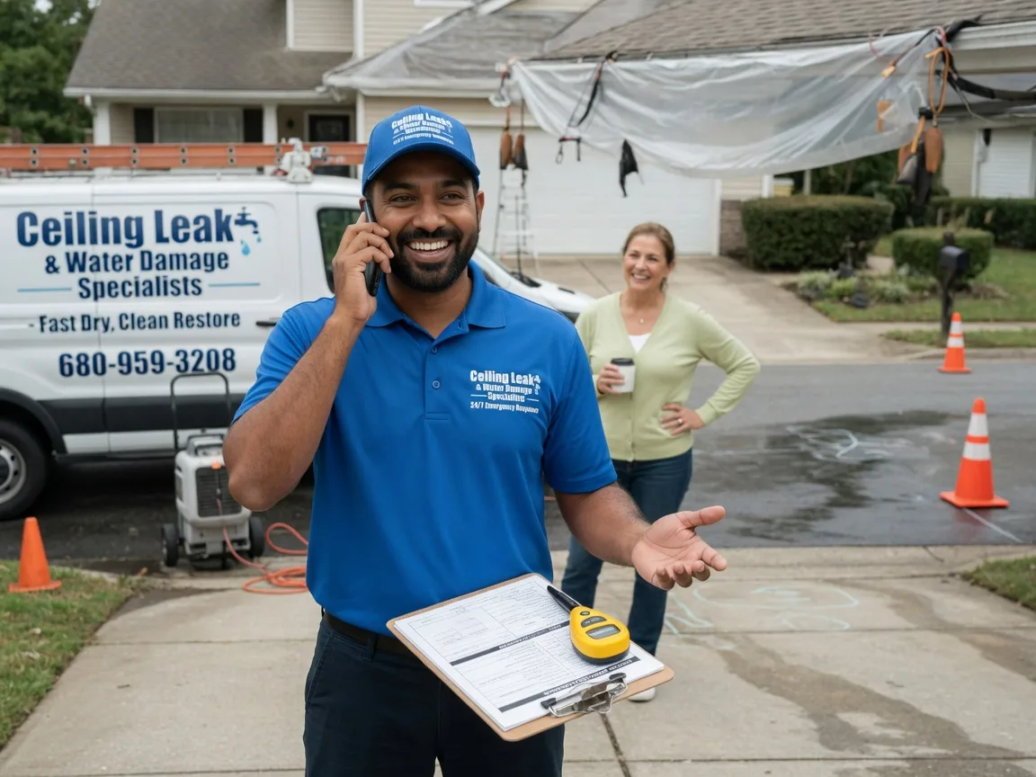 Ceiling Leak Cleanup Clearmont, MO FAQs